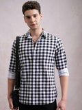 Highlander Men Checked Slim Fit Shirt