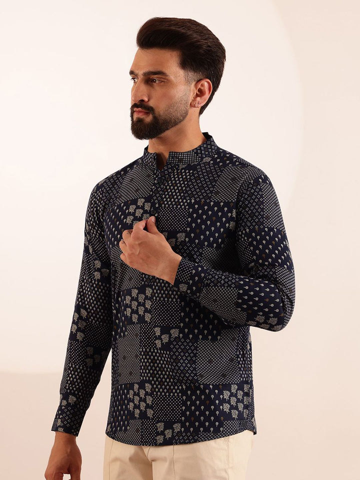 Anouk Men Bandhani Printed Kurta