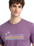ADRO Men Typography Printed T-shirt