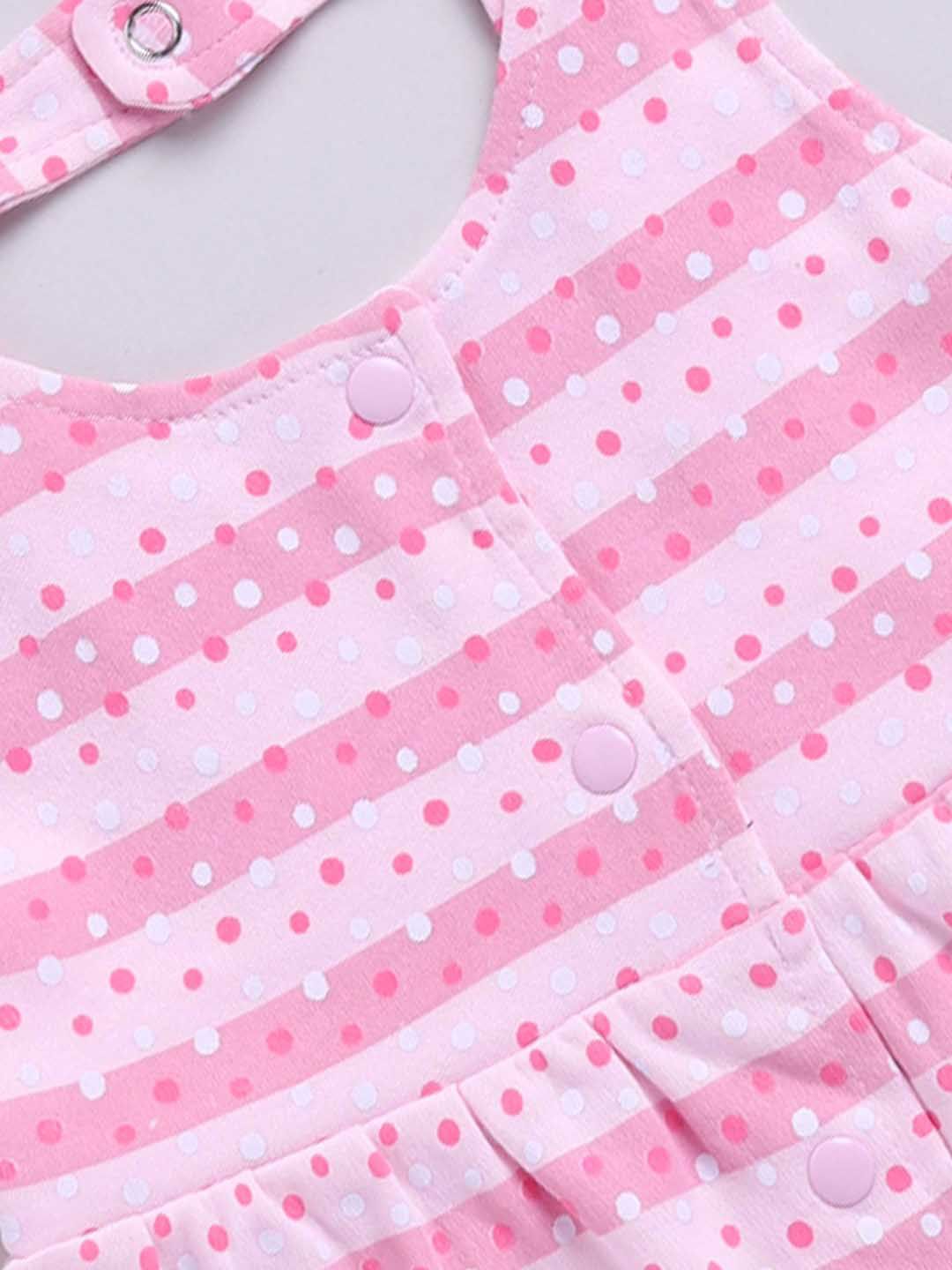 Moms Love Infant Girls Peppa Pig Printed Pure Cotton Fit & Flare Dress