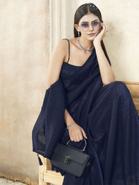 Tikhi Imli Ready to Wear Saree  With Tassles On Pallu