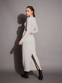 SASSAFRAS BASICS Bodycon Maxi Dress