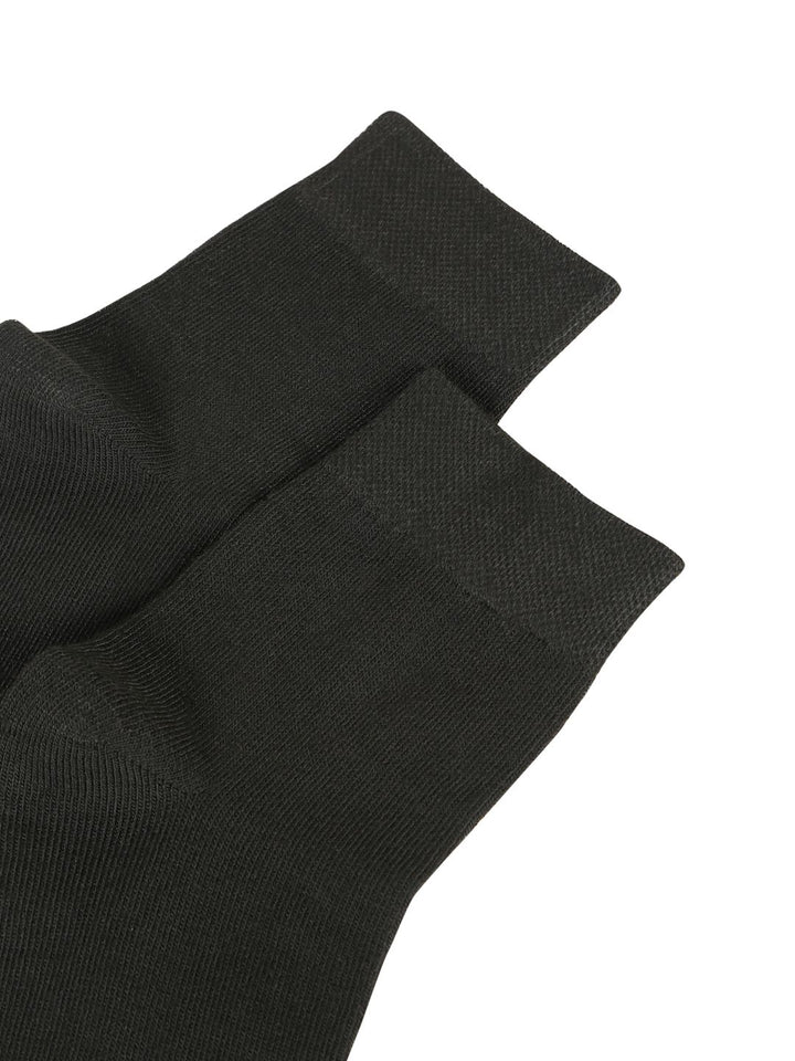 Teakwood Leathers Men Pack Of 5 Pure Cotton Above Ankle Length Socks
