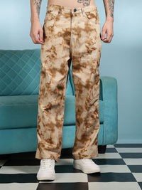 Eszett Men Printed Cargos Trousers