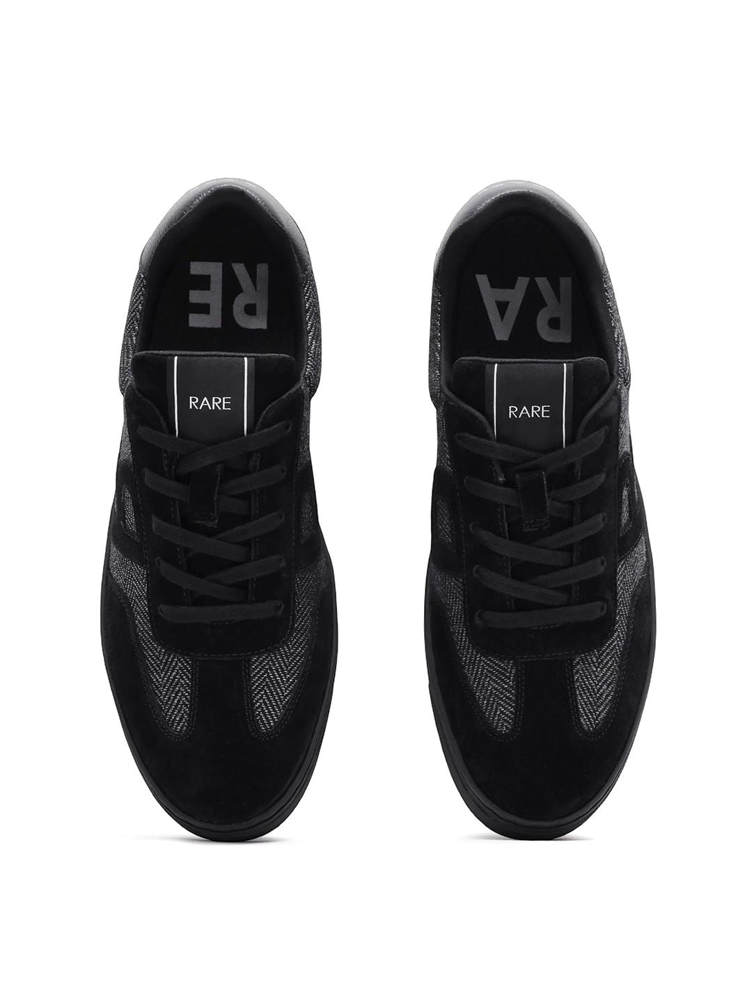RARE RABBIT Men Colourblocked Suede Sneakers