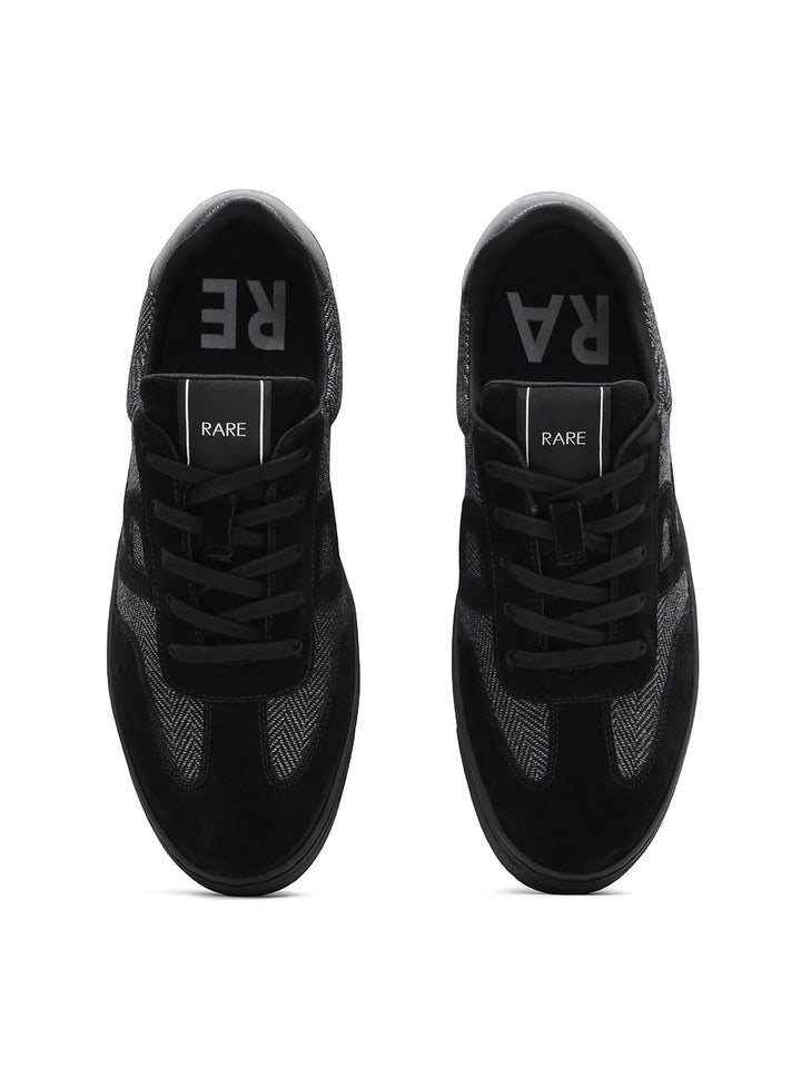 RARE RABBIT Men Colourblocked Suede Sneakers