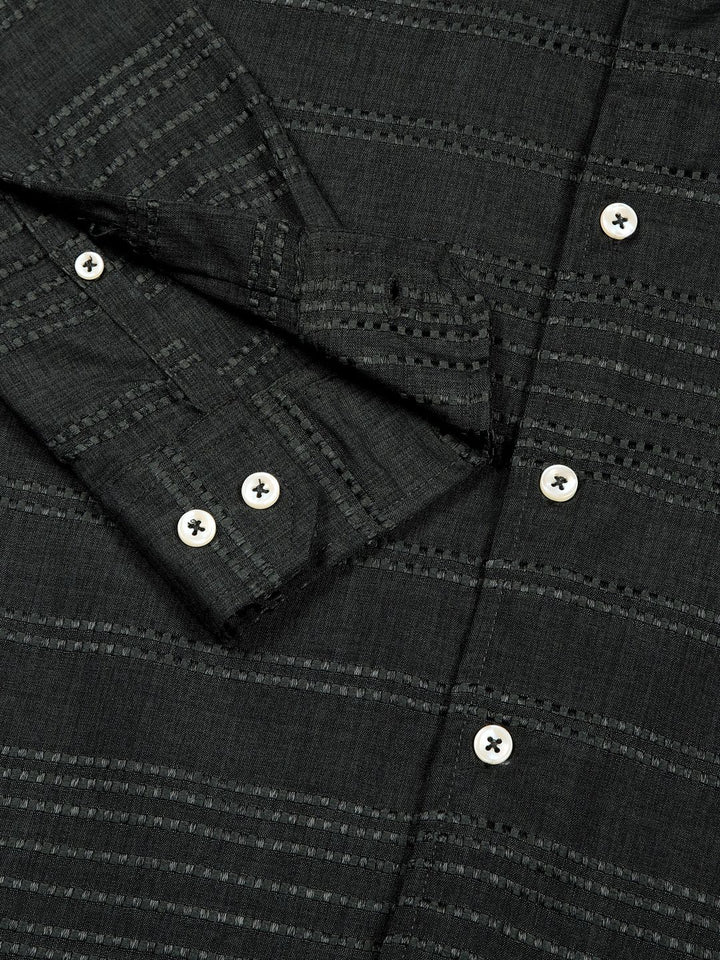 Thomas Scott Men Premium Slim Fit Opaque Casual Shirt