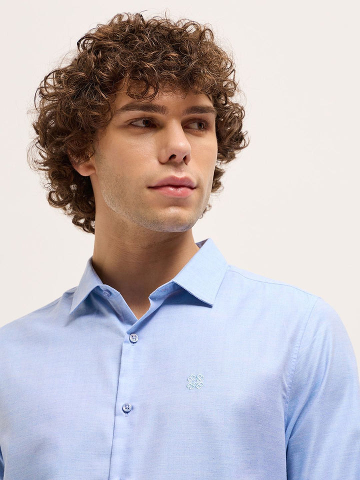 THE BEAR HOUSE Men Tailored Fit Opaque Formal Shirt