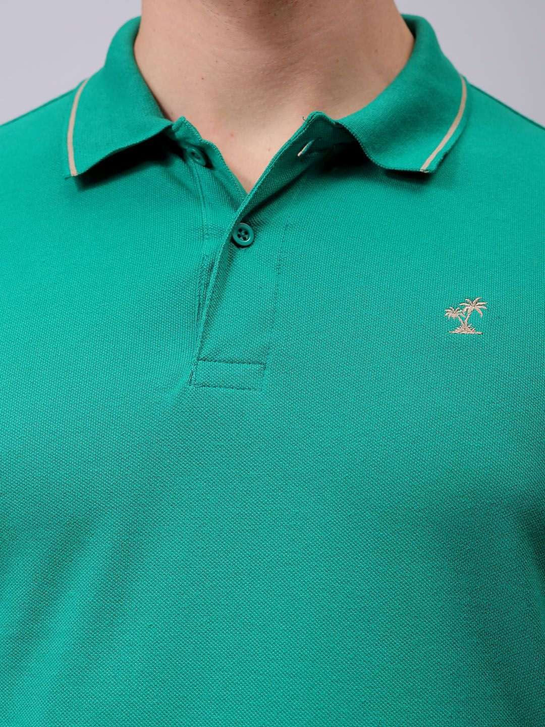 The Indian Garage Co Men Polo Collar T-shirt