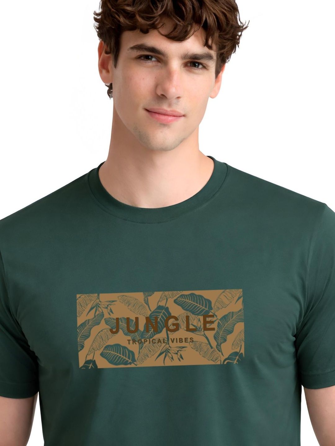 ADRO Men Floral Printed Tropical T-shirt