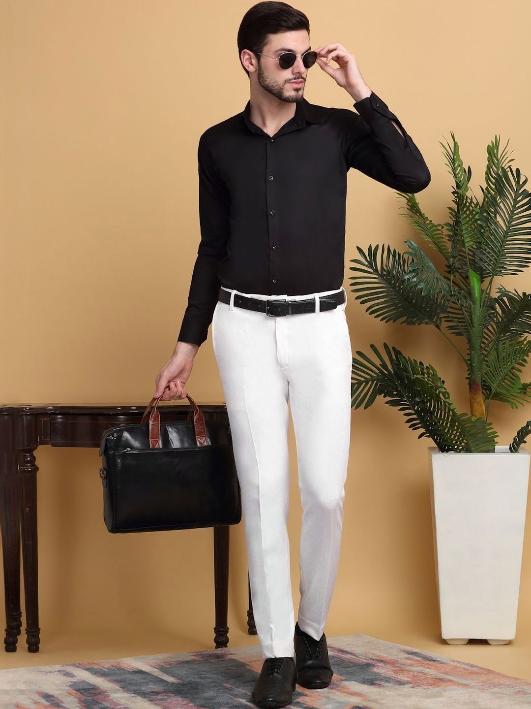 Moda Rapido Men Slim Fit Easy Wash Pleated Seluar