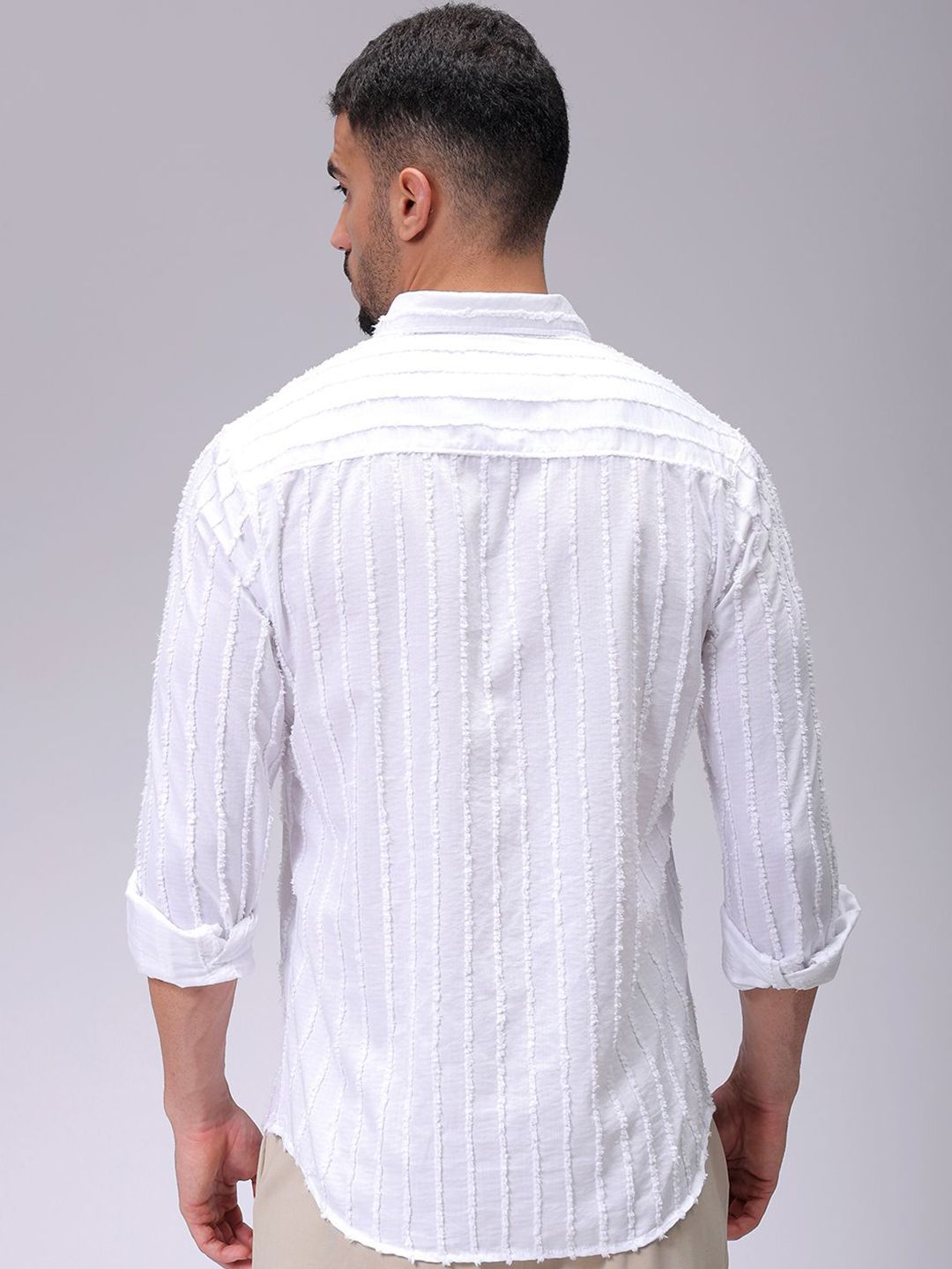 The Indian Garage Co Men Slim Fit Opaque Casual Shirt