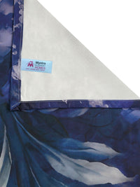 Myntra Elegant Homes Blue Floral 300 TC Cadar dengan 2 Sarung Bantal