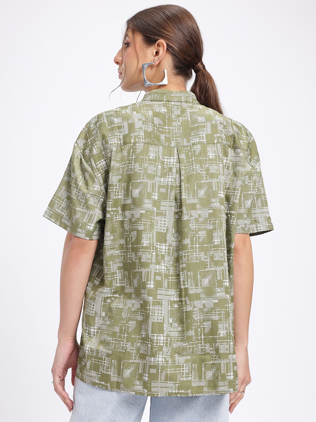 DressBerry Reflected Angles Relaxed Shirt