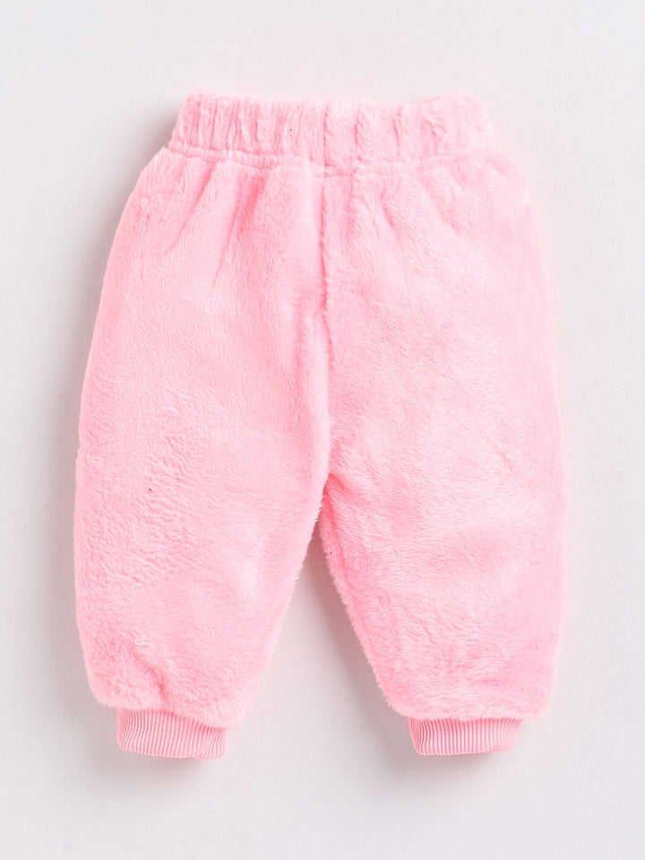 Moms Love Infant Girls Embroidered Sweatshirt With Joggers