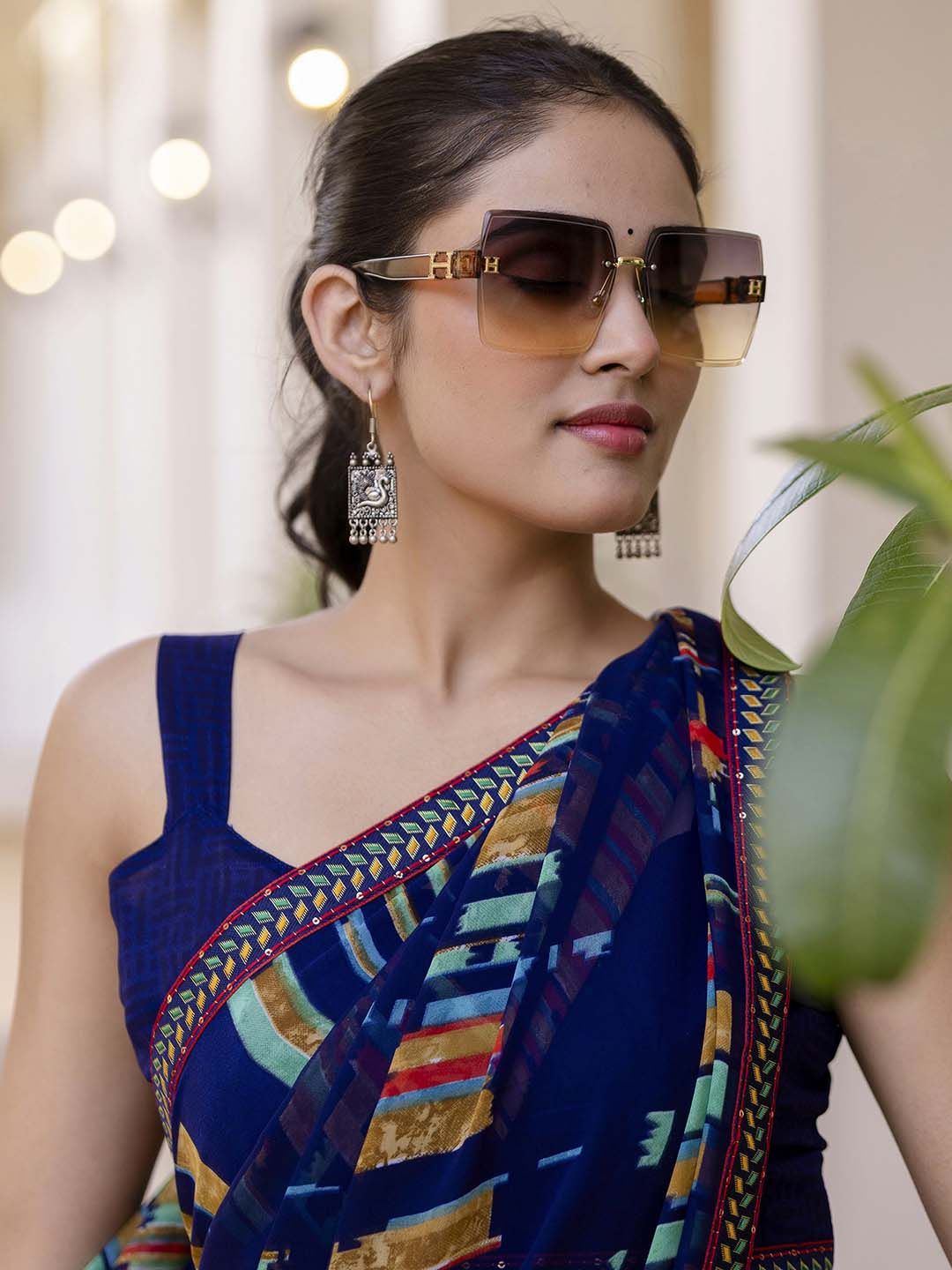 KALINI Pure Georgette Saree