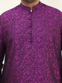 SOJANYA PLUS Plus Size Mandarin Collar Kurta with Pyjama