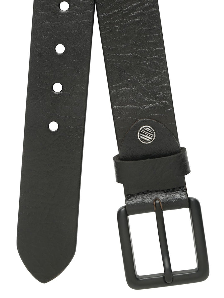 Teakwood Leathers Men Textured Leather Belt