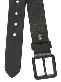 Teakwood Leathers Men Textured Leather Belt