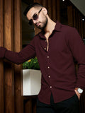 Campus Sutra Men Spread Collar Comfort Casual Shirt