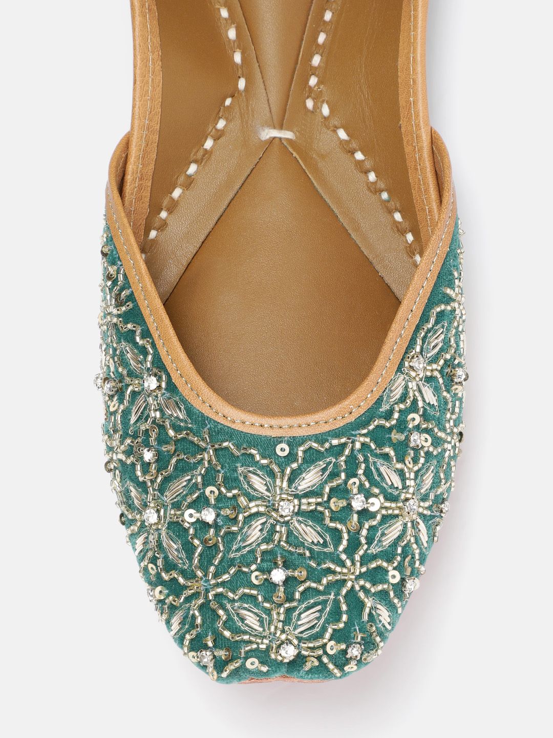 House of Pataudi Women Ethnic Embellished Mojaris