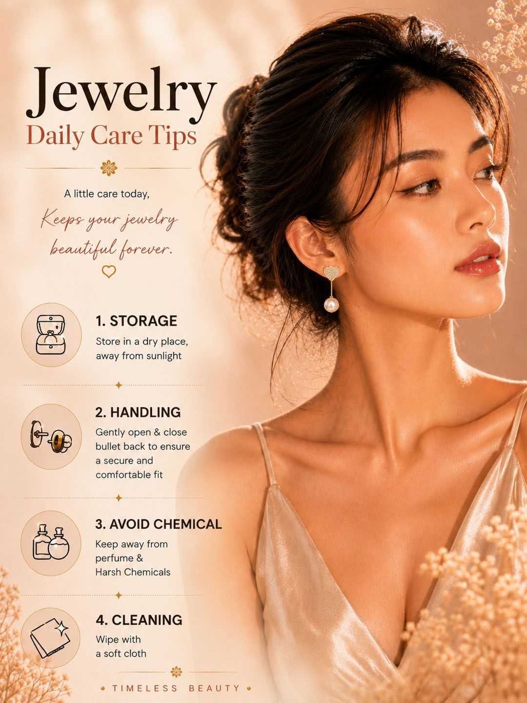 VOGUE PANASH Subang Jatuh Berbentuk Hati