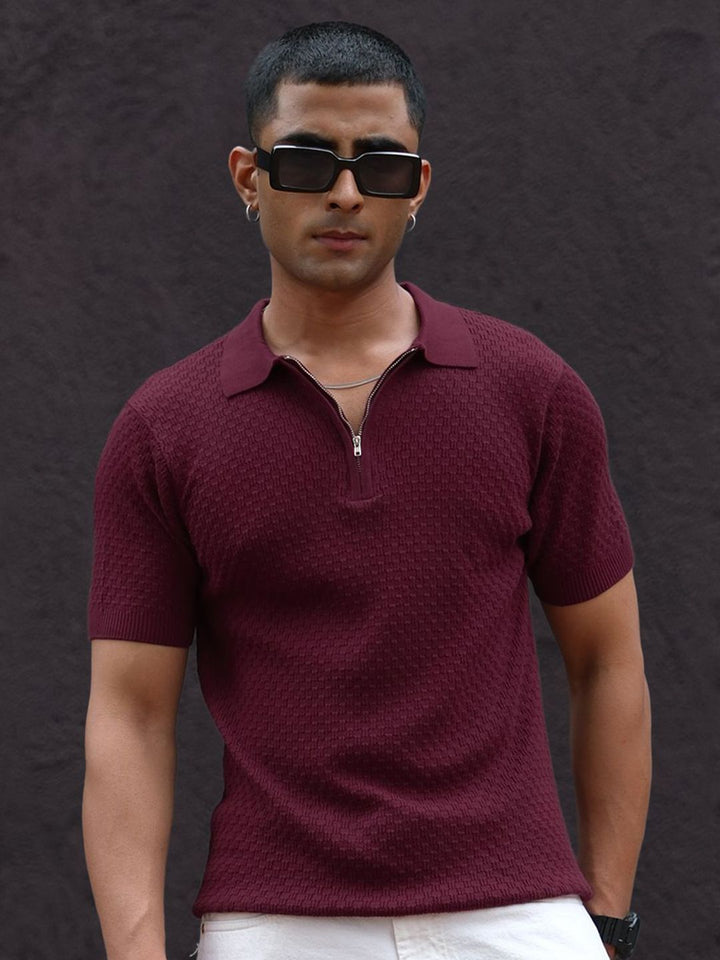 Powerlook Men Polo Collar T-shirt