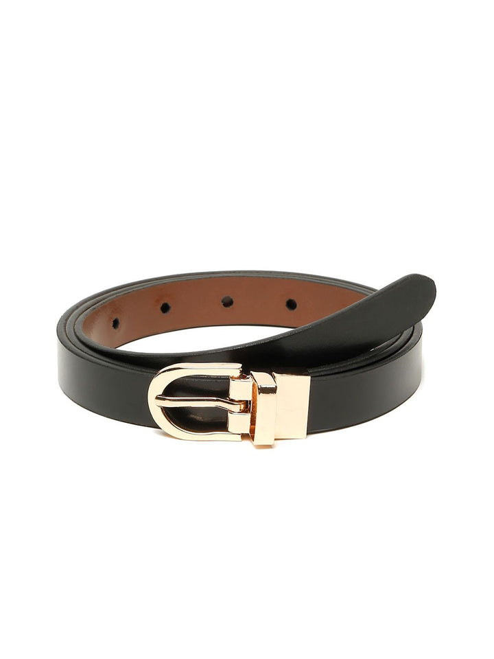 Teakwood Leathers Women Solid Tang Leather Belt