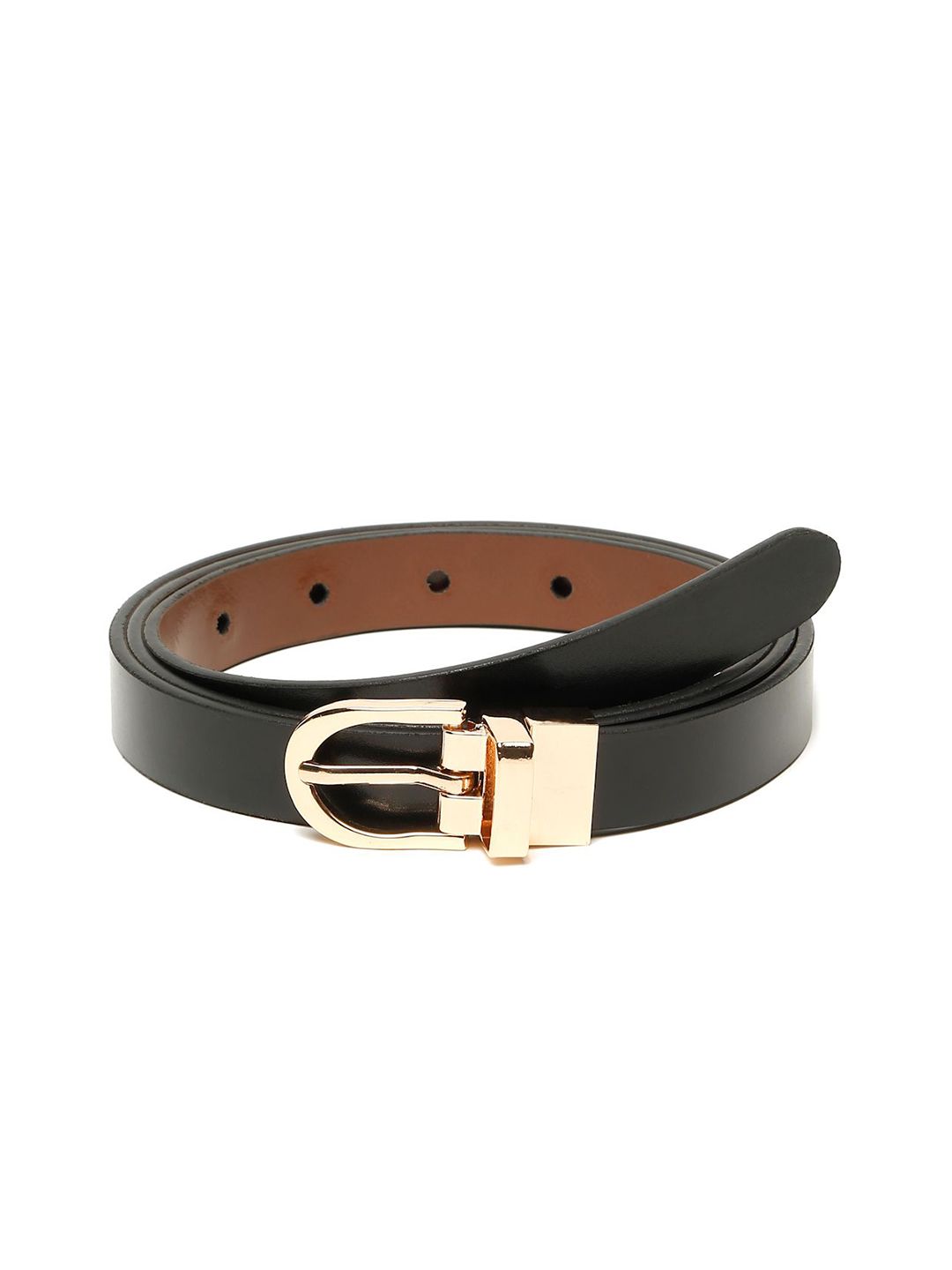 Teakwood Leathers Women Solid Tang Leather Belt