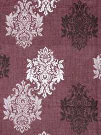 Cadar Bujang KLOTTHE Maroon Floral Cotton