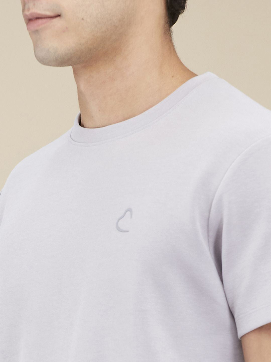 Being Human Men Solid Round Neck Cotton T-shirt