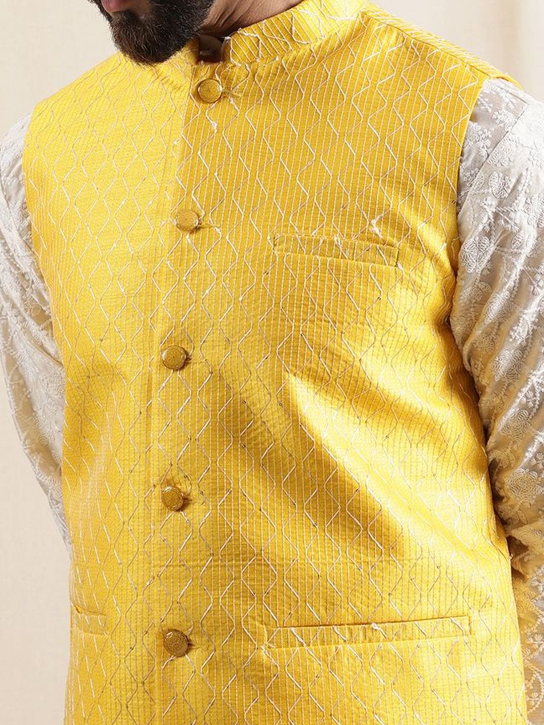Jaket Nehru Sulam Anouk
