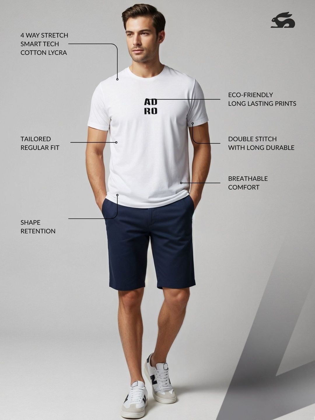 ADRO Men Printed T-shirt