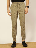 Thomas Scott Men Pure Cotton Printed Smart Slim Fit Easy Wash Jogger