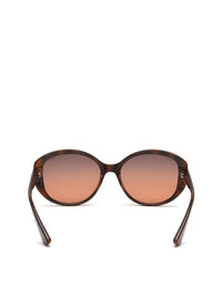 Idee wanita cermin mata hitam cateye dengan lensa terlindung UV