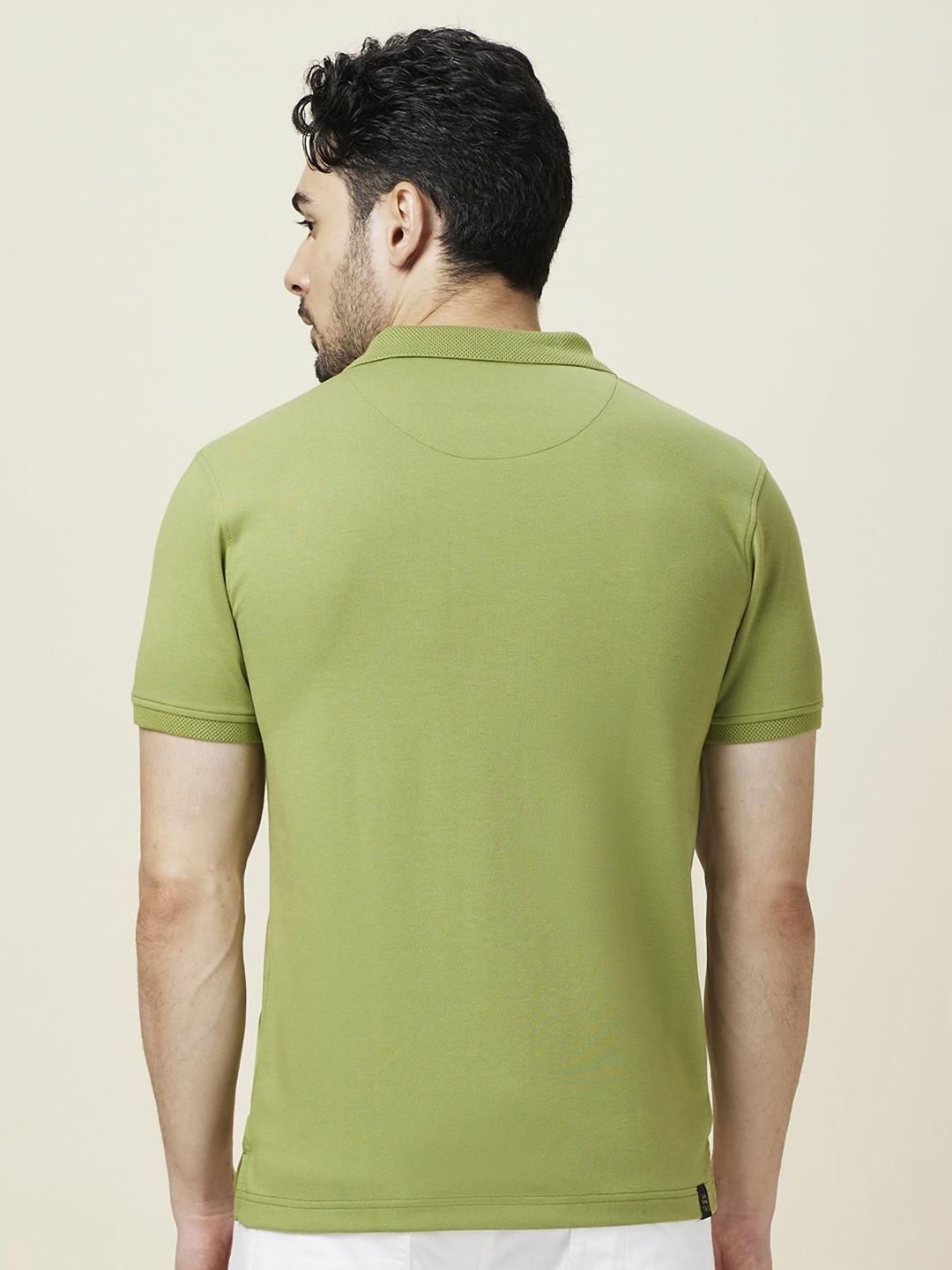 Being Human Men Solid Polo Collar Slim Fit T-shirt