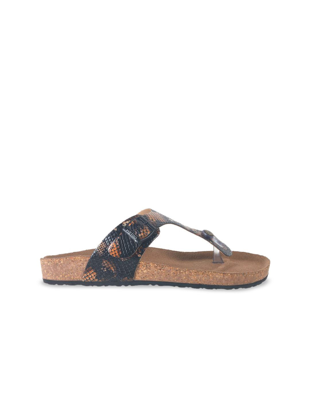 Metro Women Square Toe T-Strap Flats