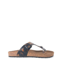 Metro Women Square Toe T-Strap Flats