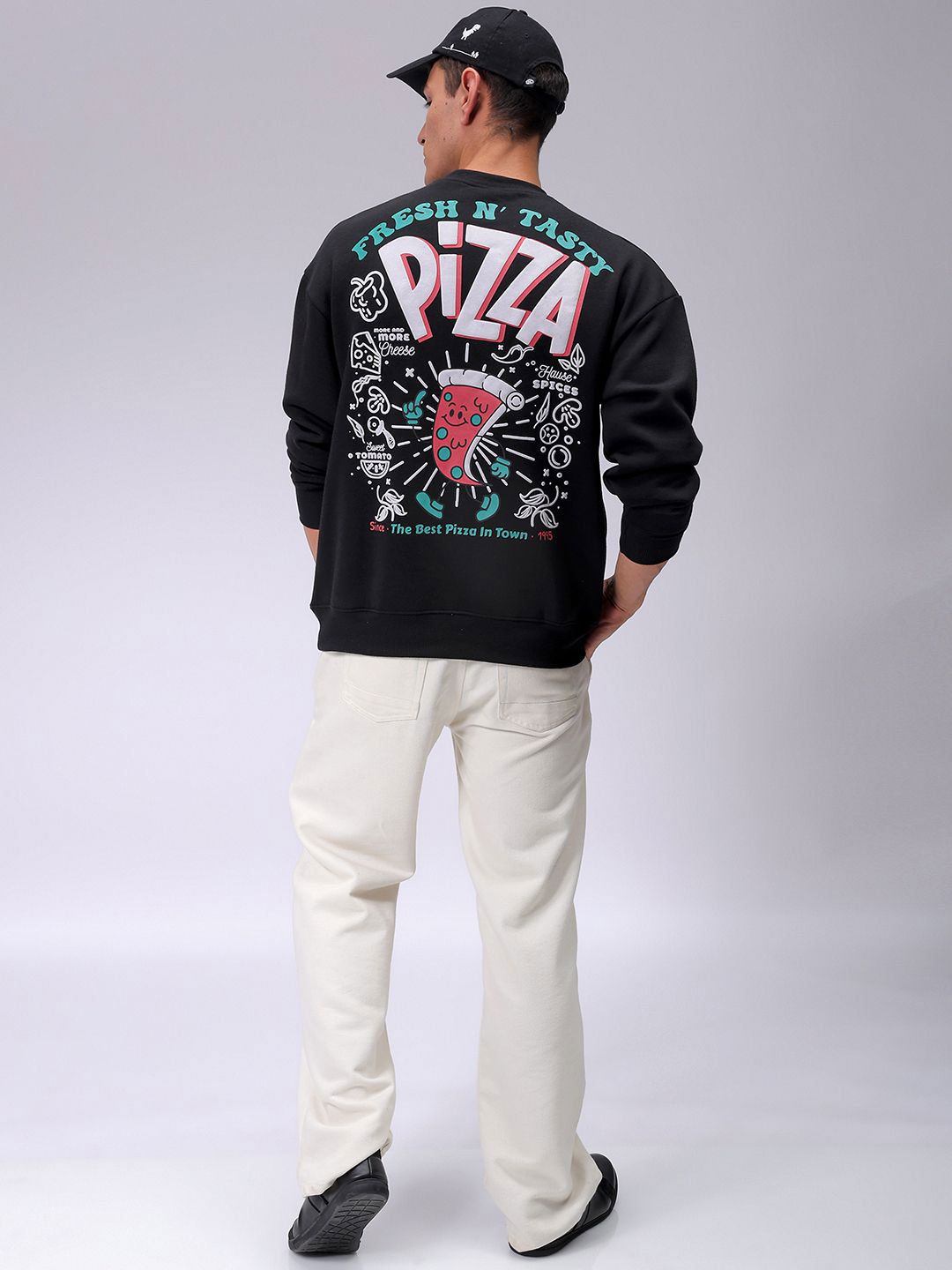 The Indian Garage Co Men Typography Printed Winter Sweatshirt
