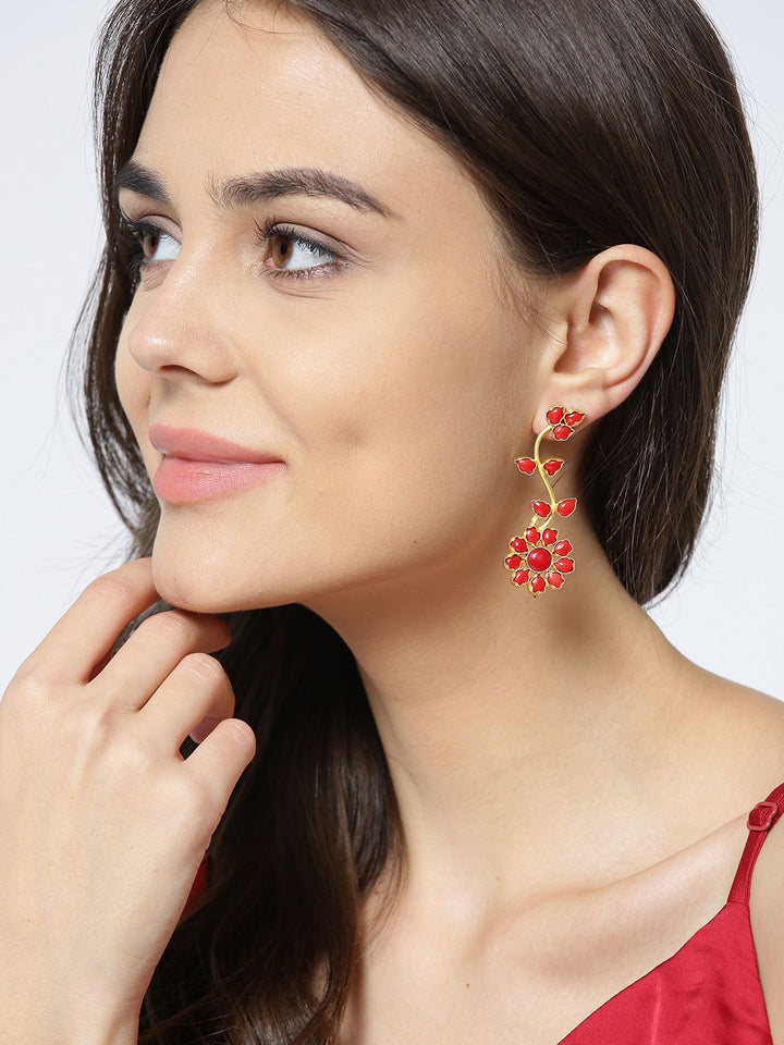 Anting-anting Drop Kontemporari Anouk