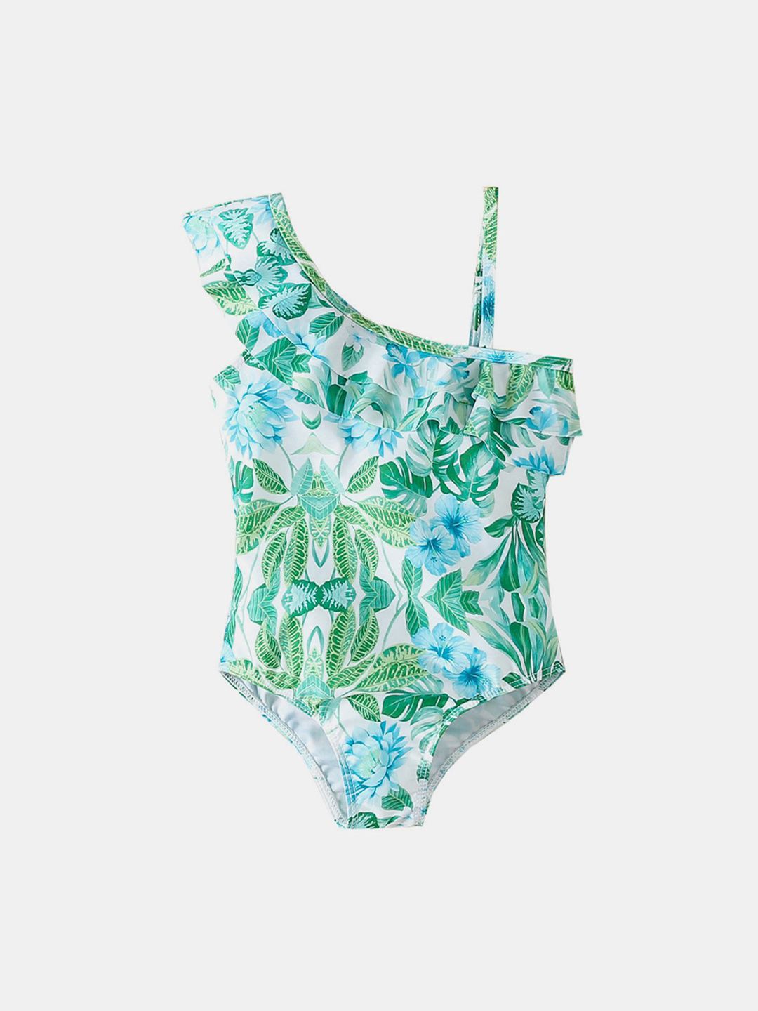 YK Girls Printed Swimwear Bodysuit