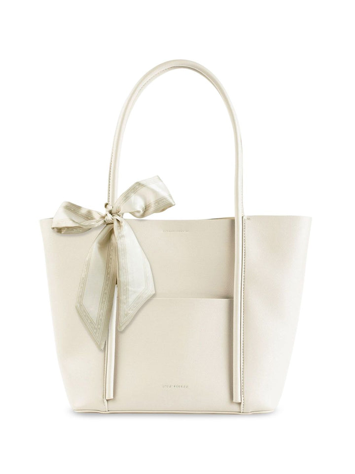 Lino Perros Women Textured Structured Shoulder Bag With Scarf