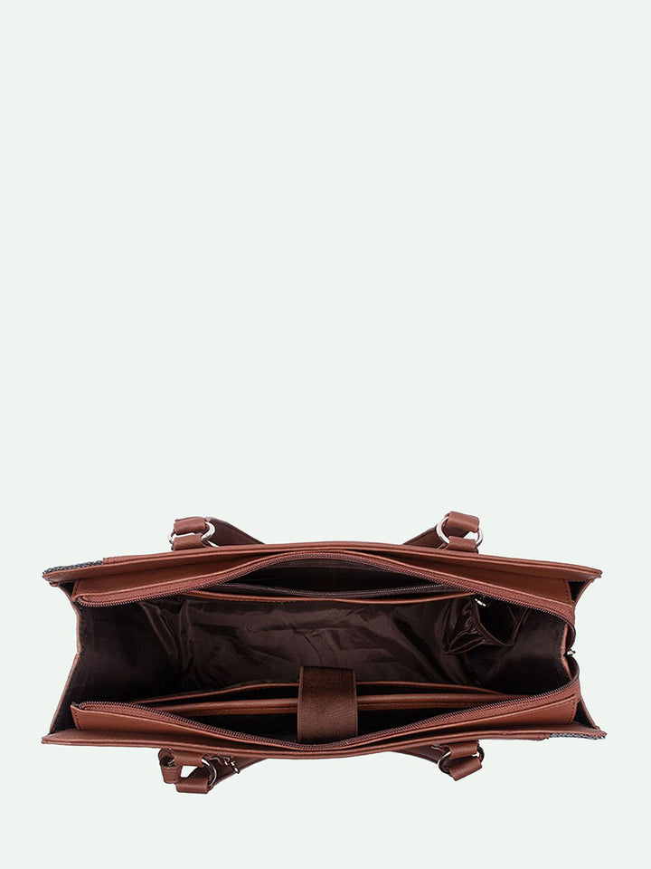 ZOUK Women Floral Printed Structured Shoulder Bag