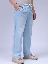 The Indian Garage Co Men Relaxed Fit Cotton Jogger Demin