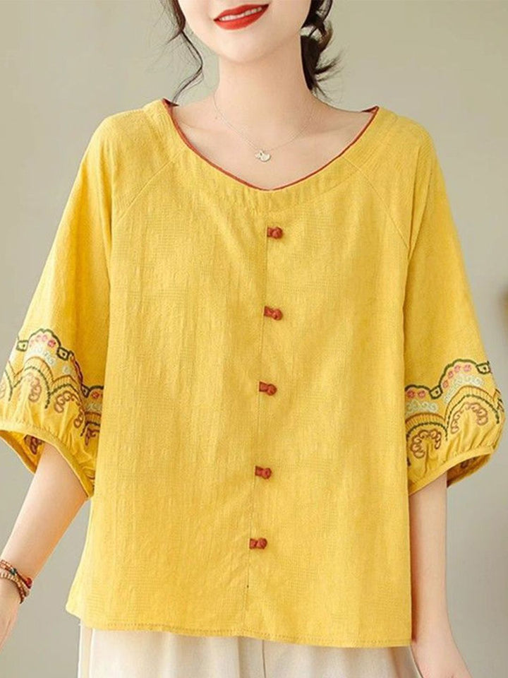 DressBerry Women Solid Regular Cotton Top
