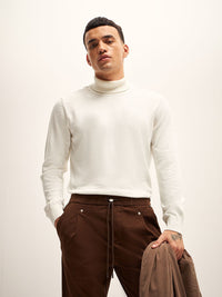 THE BEAR HOUSE Solid Turtle Neck T-Shirt