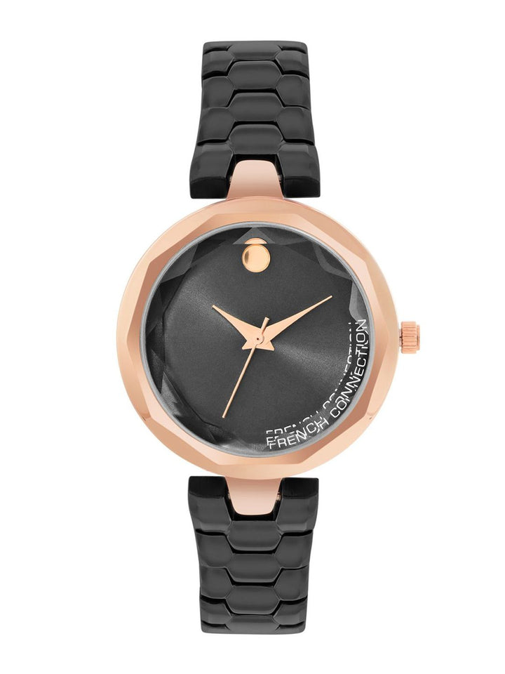 Sambungan Perancis Wanita Dial Gelang Gaya Gelang Tali Reset Masa Analog Watch FCH09BM