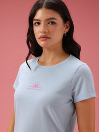 DressBerry Typography Printed Casual T-shirt