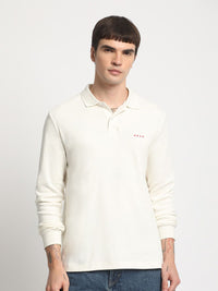 THE BEAR HOUSE Polo Collar Slim Fit Pure Cotton T-shirt