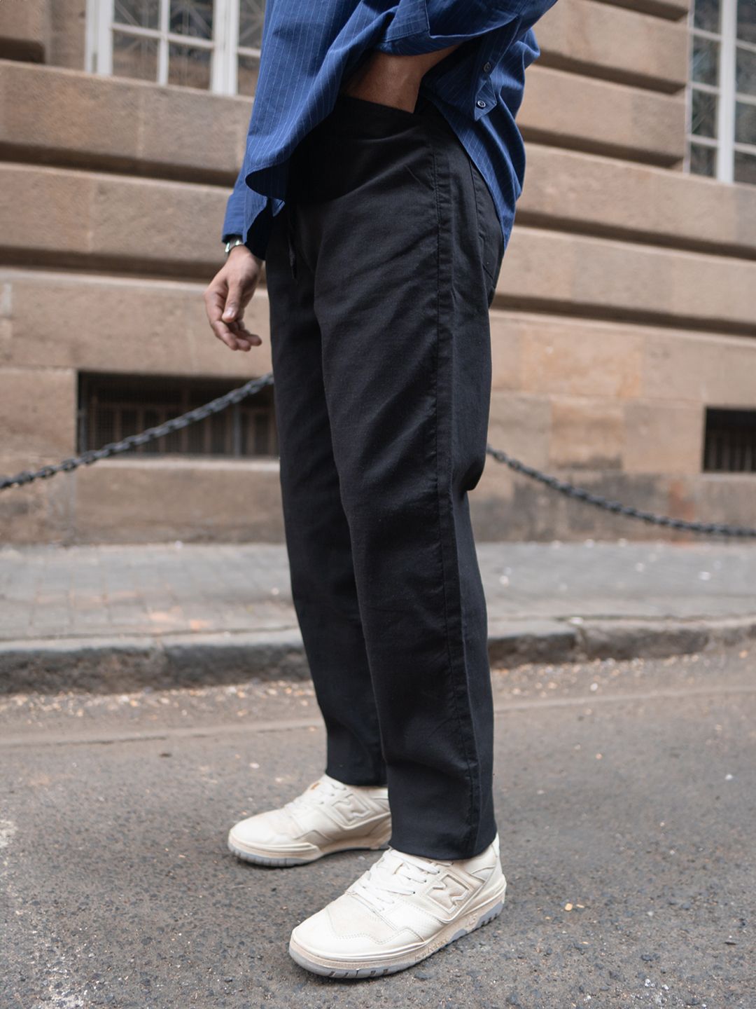 Powerlook Men Regular Fit Mid Rise Cotton Trousers